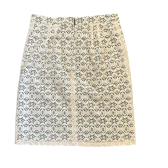 EDME & ESYLITE for ANTHROPOLOGIE ‘Aine’ Lace Overlay Pencil Skirt NWOT Size 8 - Picture 3 of 9